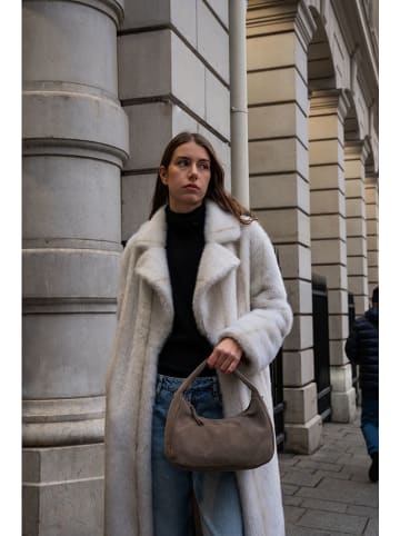 maison héritage PARIS Skórzana torebka "Gisor Suede" w kolorze beżowym - 29 x 20 x 10 cm