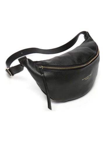 maison héritage PARIS Leder-Brustbeutel "Rachel" in Schwarz - (B)34 x (H)17 cm