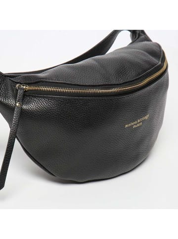 maison héritage PARIS Skórzana saszetka "Rachel" w kolorze czarnym - 34 x 17 cm