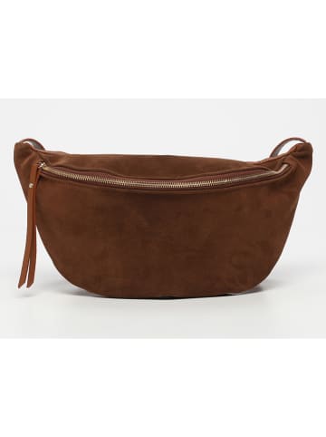 maison héritage PARIS Leder-Brustbeutel "Rachel" in Hellbraun - (B)34 x (H)17 cm