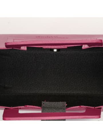 maison héritage PARIS Skórzana torebka "Jini" w kolorze różowym - 30 x 22 x 10 cm