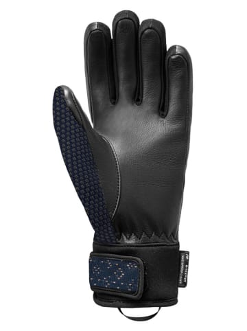 Reusch Funktionsfingerhandschuhe "Elisabeth" in Dunkelblau/ Schwarz