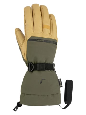 Reusch Funktionsfingerhandschuhe "Discovery GORE-TEX" in Beige/ Khaki