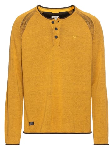 Camel Active Sweter w kolorze żółtym