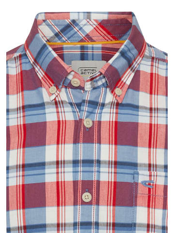 Camel Active Koszula w kolorze czerwono-błękitnym
