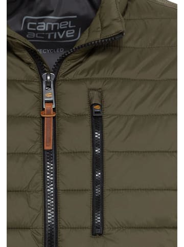 Camel Active Doorgestikte jas kaki