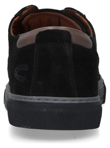 Camel Active Leren sneakers zwart