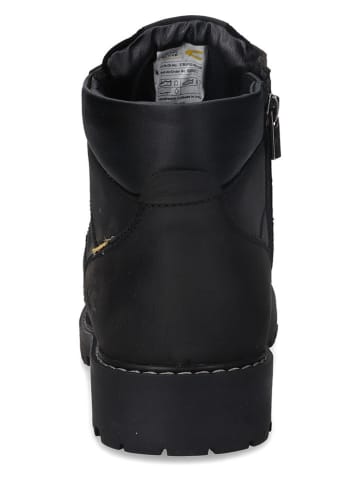 Camel Active Skórzane botki w kolorze czarnym