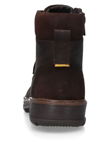 Camel Active Skórzane botki w kolorze brązowym