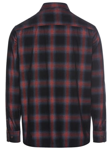 Camel Active Hemd in Schwarz/ Rot