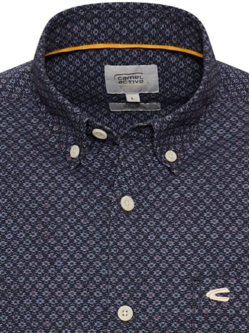 Camel Active Blouse - regular fit - donkerblauw