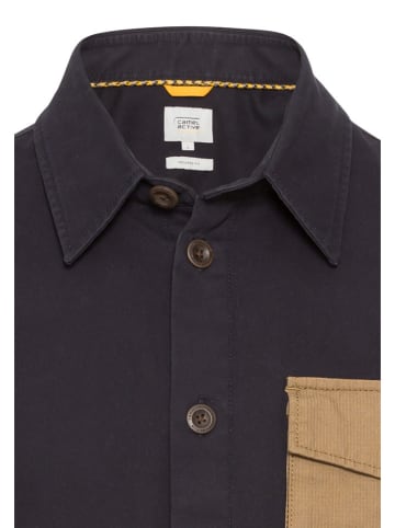 Camel Active Hemd in Schwarz/ Beige