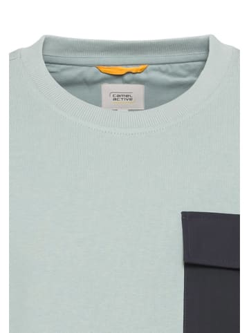 Camel Active Sweatshirt lichtblauw