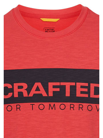 Camel Active Shirt in Rot/ Schwarz