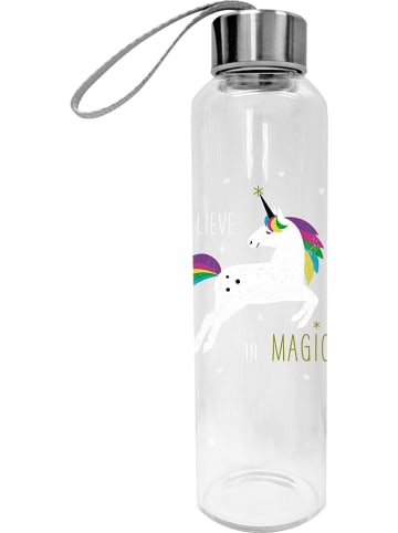 ppd Bidon "Unicorn" w kolorze białym - 550 ml