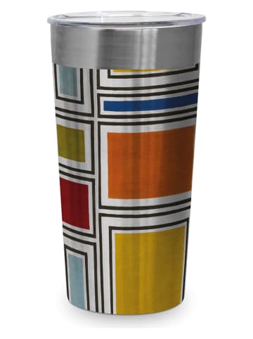 ppd Edelstahl-Thermobecher "London" in Bunt - 400 ml