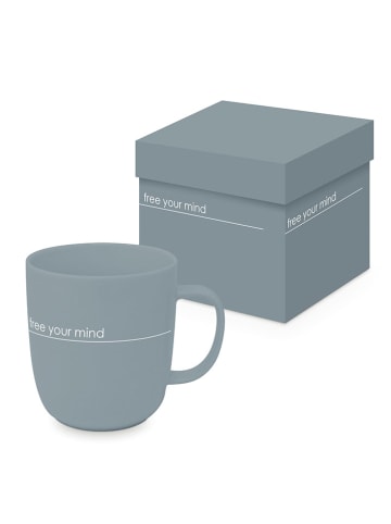 ppd Kubek jumbo "Pure" w kolorze niebieskim - 400 ml