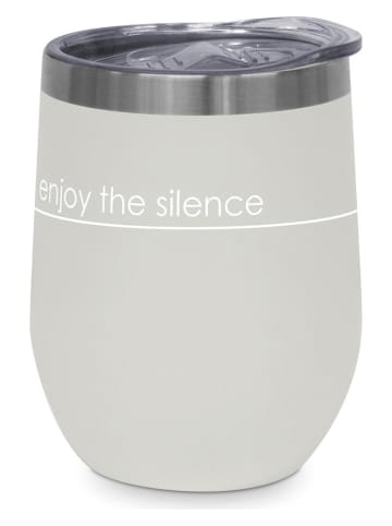 ppd Kubek termiczny "Pure Silence" w kolorze szarym - 350 ml