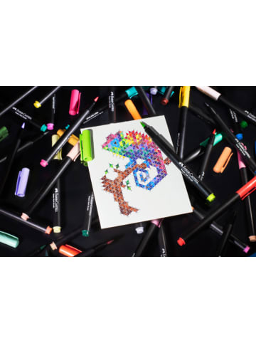 Faber-Castell Viltstiften "Black Edition" - 50 stuks