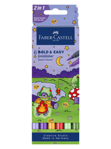 Faber-Castell Filzstifte "Gofa" - 6 Stück