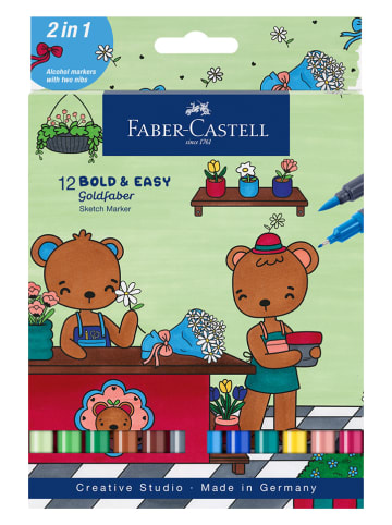 Faber-Castell Viltstiften "Gofa" - 12 stuks