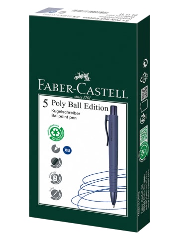 Faber-Castell Kugelschreiber "Poly Ball Urban" in Blau