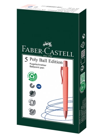 Faber-Castell Balpen "Poly Ball Urban" koraalrood