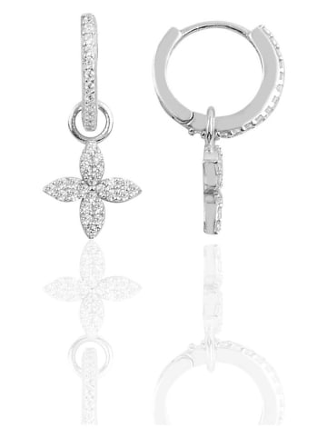 Miu Silver Zilveren oorringen met edelstenen