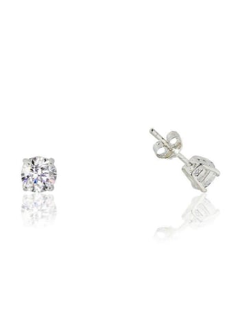Miu Silver Zilveren oorstekers met edelstenen