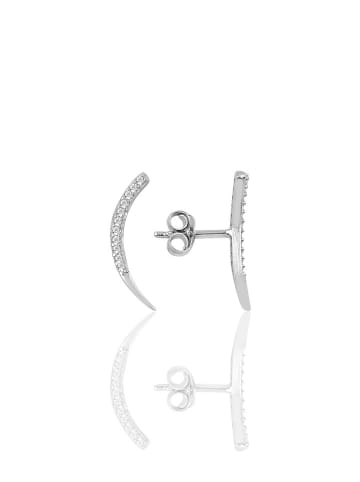 Miu Silver Zilveren oorstekers met edelstenen