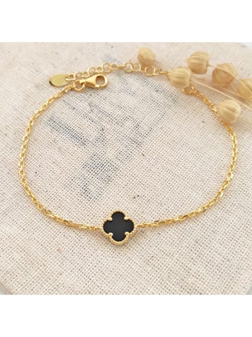 Miu Silver Vergold. Armkette mit Perlmutt