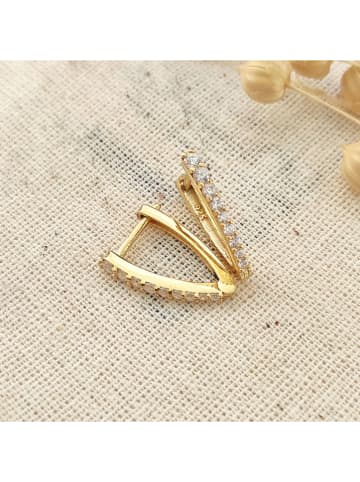 Miu Silver Vergold. Ohrringe mit Edelsteinen