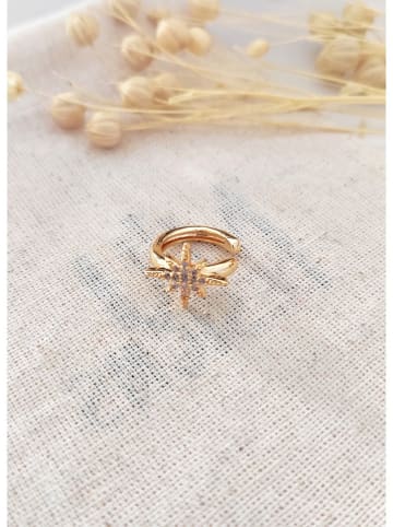 Miu Silver Vergulde earcuff met edelstenen