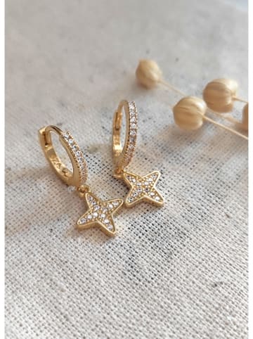 Miu Silver Vergold. Ohrringe mit Edelsteinen