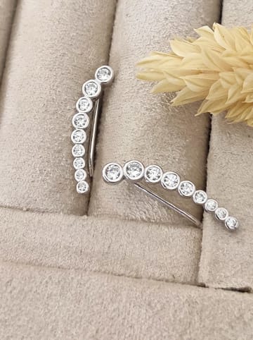 Miu Silver Silber-Ohrstecker mit Edelsteinen