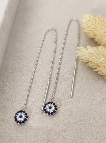 Miu Silver Silber-Ohrhänger mit Edelsteinen