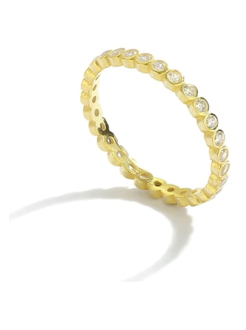 Miu Silver Vergold. Ring mit Edelsteinen