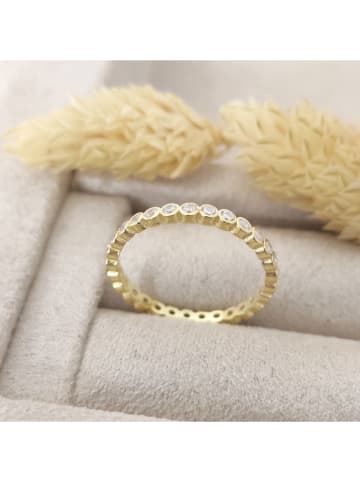 Miu Silver Vergold. Ring mit Edelsteinen