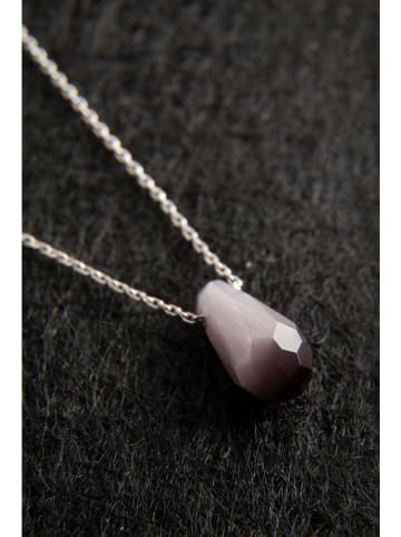 Miu Silver Rosévergold. Halskette mit Anhänger  - (L)42 cm