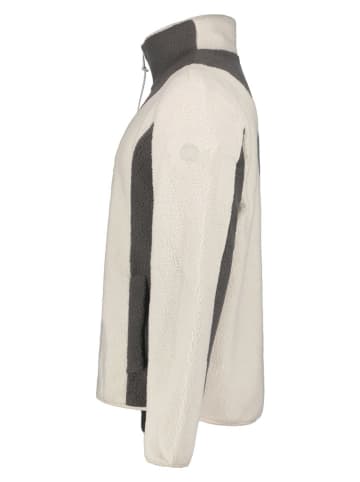 LUHTA Fleecejacke "Jutans" in Creme/ Grau