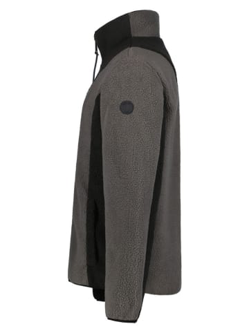 LUHTA Fleecejacke "Jutans" in Grau/ Schwarz