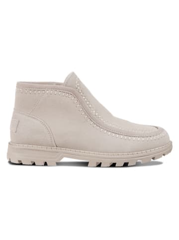 LUHTA Leder-Winterboots "Paras" in Creme