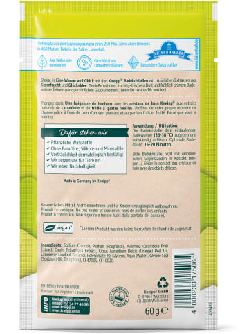 Kneipp 12er-Set: Badekristalle "Eine Wanne Voll Glück", je 60 g