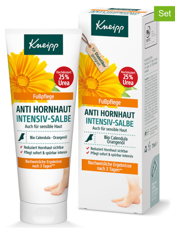 Kneipp 4er-Set: Intensiv-Salbe "Anti Hornhaut", je 75 ml