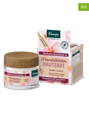Kneipp 2er-Set: Nachtcreme "Mandelblüten Hautzart", je 50 ml