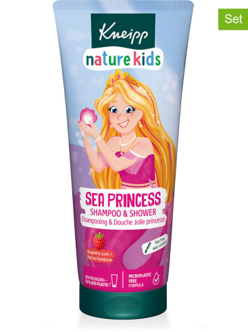Kneipp 6er-Set: 2in1-Shampoo & Duschgel "Naturkind Seeprinzessin", je 200 ml