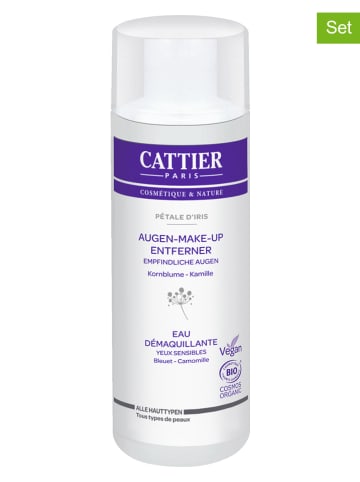 CATTIER 3er-Set: Augen-Make-up-Entferner, je 150 ml