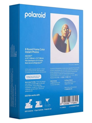 Polaroid Instantcamera-film "600 Color Round Frame" - 8 stuks