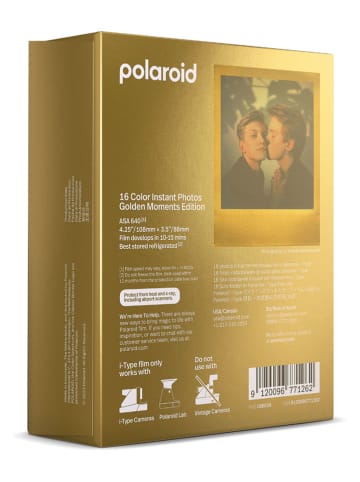 Polaroid Instantcamera-film "i-Type Color Film GoldenMoments" - 2x 8 stuks
