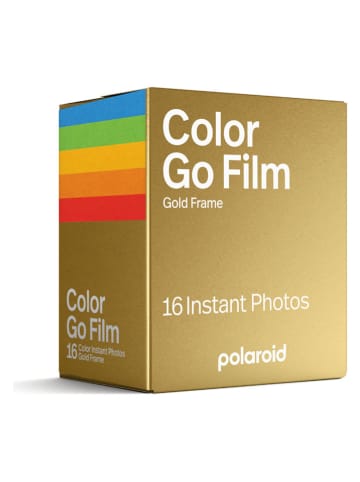 Polaroid Instantcamera-film "Go Gold Frame" - 2x 8 stuks